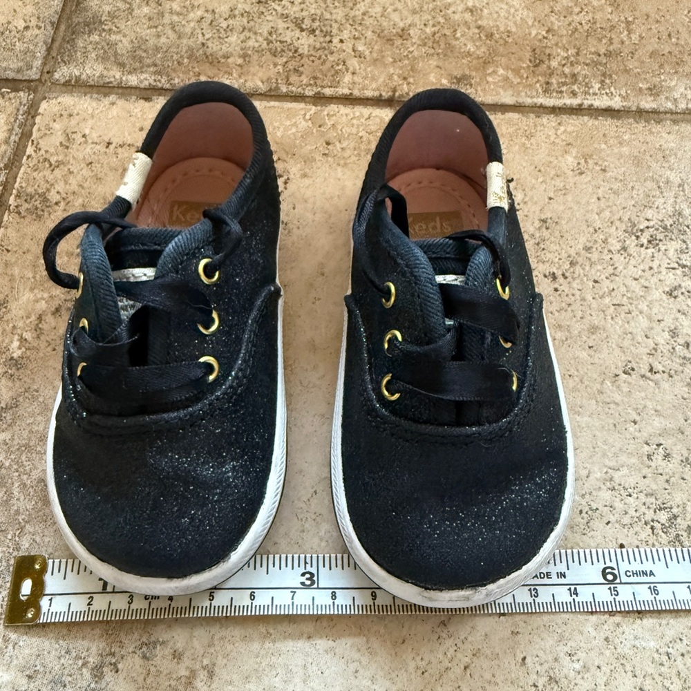 Keds Kate Spade Kids Black Sneakers